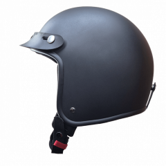 Low profile scooter motorcycle helmet