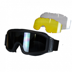 Motorcycle helmet goggles