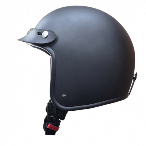 Low profile scooter motorcycle helmet