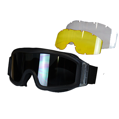 Motorcycle helmet goggles